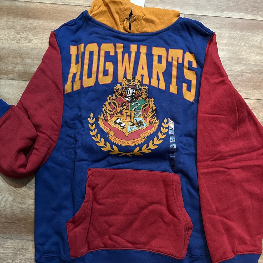 Harry Potter Hoodie in Vibrant Blue and Orange